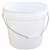 ENCORE Plastics 201215 Paint Bucket, 3.5 gal Capacity, Plastic, White