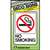 SIGN NO SMOKING 5X7IN PLASTIC - Case of 5