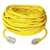 CCI 2885 Extension Cord, 12 AWG Cable, 100 ft L, 15 A, 125 V, Yellow