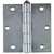 National Hardware N139-733 Broad Hinge, 2-1/2 in W Frame Leaf, 0.077 in Thick Frame Leaf, Steel, Steel, 43 lb