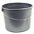 ENCORE Plastics 1000535 Ring-Free Pail, 5 qt Capacity, Plastic, Silver