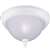 Boston Harbor F52WH01-8031-3L Ceiling Light Fixture, 0.5 A, 120 V, 60 W, 1-Lamp, A19 or CFL Lamp, Metal Fixture
