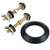 ProSource Tank-to-Bowl Connector Kit, (2) Closet Bolts, (1) Washer-Piece, Polished Brass