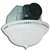 Air King DRLC703 Exhaust Fan, 1.6 A, 120 V, 70 cfm Air, 4 Sones, Fluorescent Lamp, 4 in Duct, White