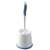 Simple Spaces YB34883L Toilet Bowl Brush with Caddy, 1 in L Trim, PP/PVC Bristle, 15 in L Brush, Plastic Holder