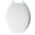 Mayfair Affinity Series 187SLOW-000 Closed-Front Toilet Seat, Elongated, Plastic, White, Easy Clean, Whisper Close Hinge