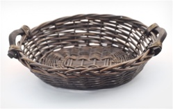 Dark Wicker Decorative Basket