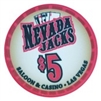 Nevada Jacks Saloon Series  Poker Chips - $5