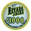 Nevada Jacks Saloon Series  Poker Chips - $1000