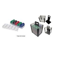 1000 Chip Capacity Clear Carrier - Includes Chip Trays