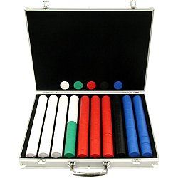 1000 Super Diamond Poker Chip Set with Aluminum Case