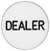 Professional Acrylic Dealer Button - 2" x 1/4"