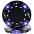 Tri-Color Ace King Suited Poker Chips - Black