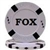 Custom Hot Stamped White Texas Hold'em Poker Chips