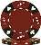 Tri-Color Ace King Suited Poker Chips - Red