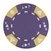 Tri-Color Ace King Suited Poker Chips - Purple