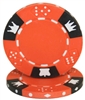 Tri-Color Triple Crown Poker Chips Yellow