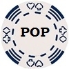 Custom Hot Stamped White Royal Suited Poker Chips