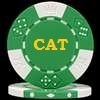 Custom Hot Stamped Green Lucky Crown Poker Chips