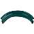 Casino Grade Green Craps Rubber Top Rail (Sold by Foot)