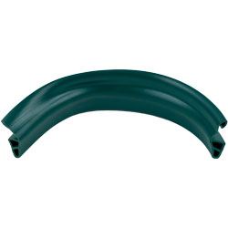 Casino Grade Green Craps Rubber Top Rail (Sold by Foot)
