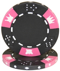 Crown and Dice Poker Chips