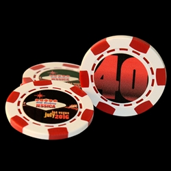 Custom Retirement Poker Chips