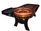 8' Roulette Table with Mahogany Edging