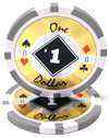 Black Diamond Poker Chips - $1