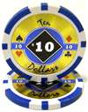 Black Diamond Poker Chips - $10