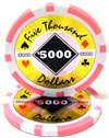Black Diamond Poker Chips - $5000