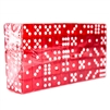 100 Red Dice - 16 mm