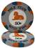 Nile Club Ceramic Poker Chips- $.50