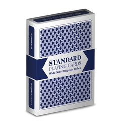 Blue Wide Size, Regular -Index Playing Cards