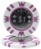 Coin Inlay 15 Gram Poker Chips- $1