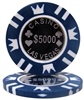 Coin Inlay 15 Gram Poker Chips- $5,000