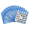 50 Blue Bingo Cards