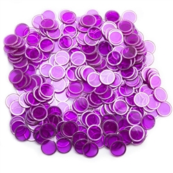 300 Purple Magnetic Bingo Chips