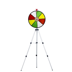 16" Color Dry Wheel Prize Wheel with Floor Stand