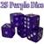 25 Purple Dice - 19 mm