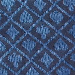 10' Section of Blue Two-Tone Poker Table Speed Cloth