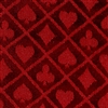 10' Section of Red Two-Tone Poker Table Speed Cloth