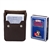 Blue Modiano Texas, Poker-Jumbo Cards with Leather Case