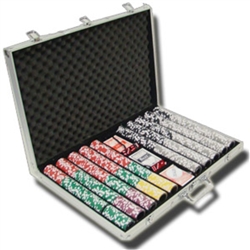 1,000 Ace Casino Poker Chip Set with Aluminum Case 