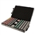 1,000 Ace King Suited Poker Chip Set with Rolling Case 