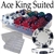 200 Ace King Suited Poker Chip Set with Acrylic Tray