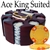 200 Ace King Suited Poker Chip Set with Carousel