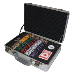 300 Ace King Suited Poker Chip Set with Claysmith Case