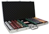750 Ace King Suited Poker Chip Set with Aluminum Case