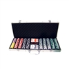 500 Chip Ben Franklin Poker Chip Set with Aluminum Case